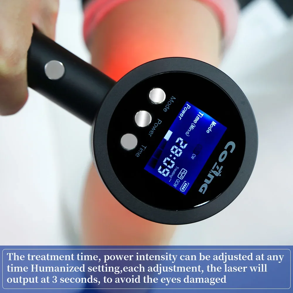 Clinical Grade Low Level Laser for Chronic Pain and Tissue Recovery, 650/808nm Dual Wavelength, Easy Daily Us