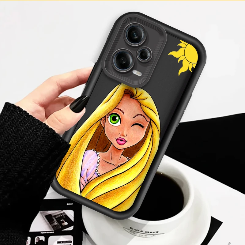 Tangled Rapunzel Disney Eye Ladder For Xiaomi Redmi Note 13 12 12C 11 11S 10 10C 10A 9C 9A Pro 5G Soft Phone Case