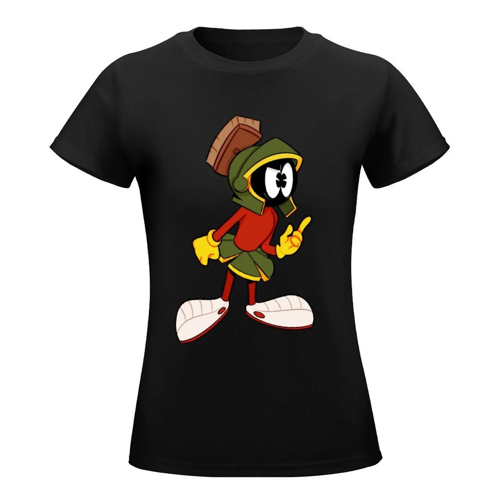 Marvin T-Shirt tees hippie clothes funny Female clothing Top Women