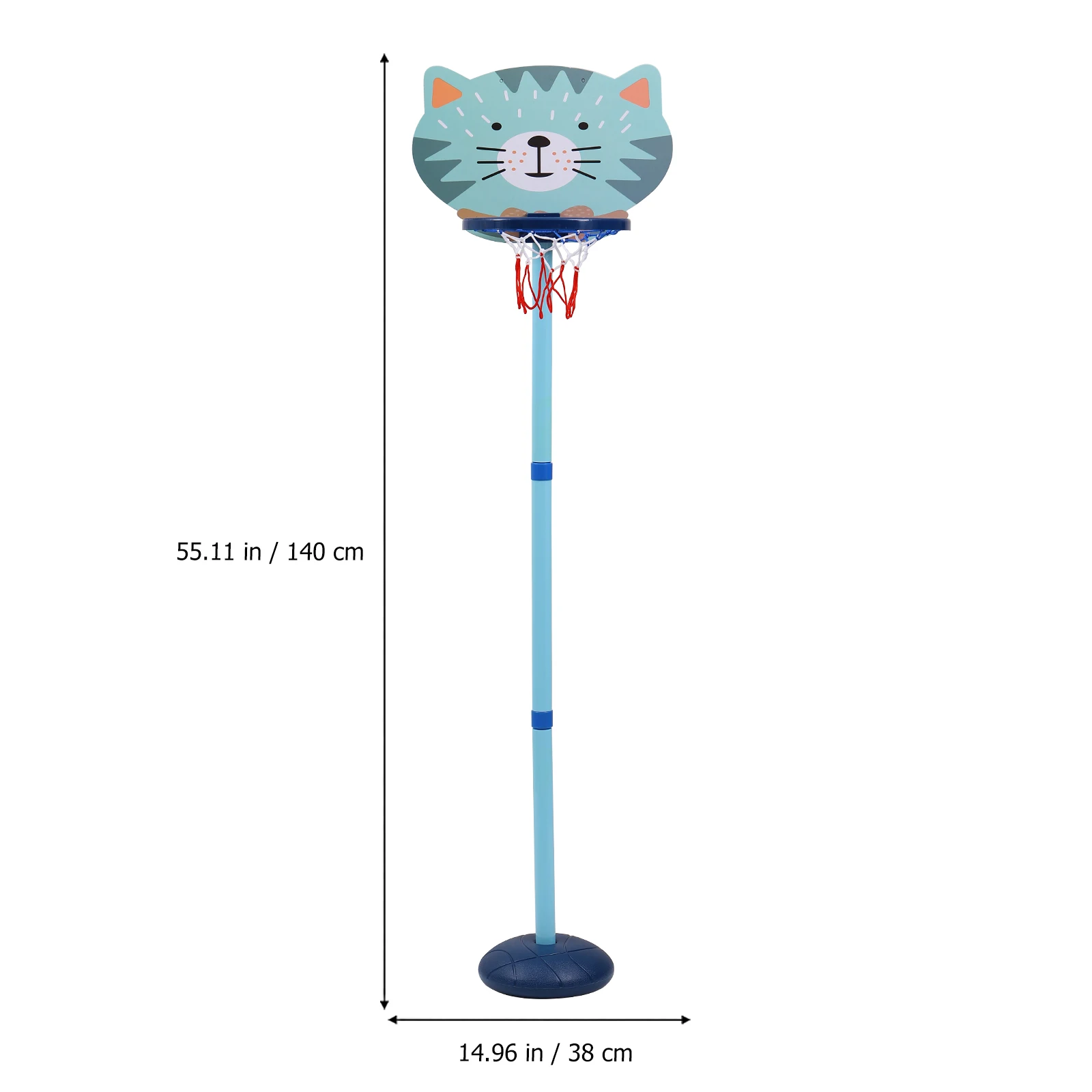Cerceau de jeu de support de basket-ball pour enfants, fourniture d'entraînement de lancer de porte, jouets gonflables