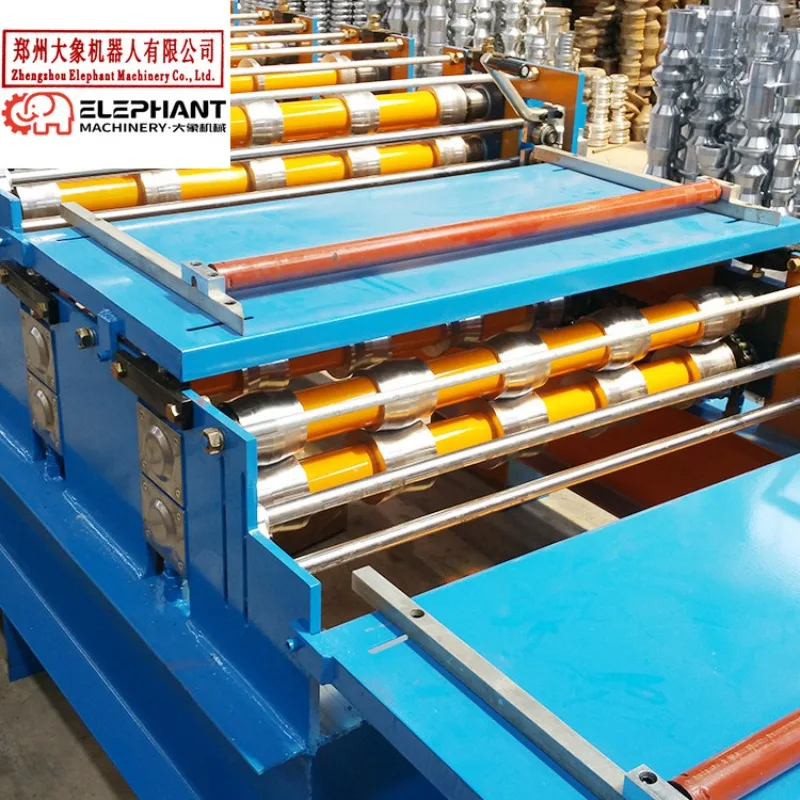 Hot New Product Triple Layer Roll Forming Machine Small & Big Corrugated Sheet Double Layer Roll Forming Machine