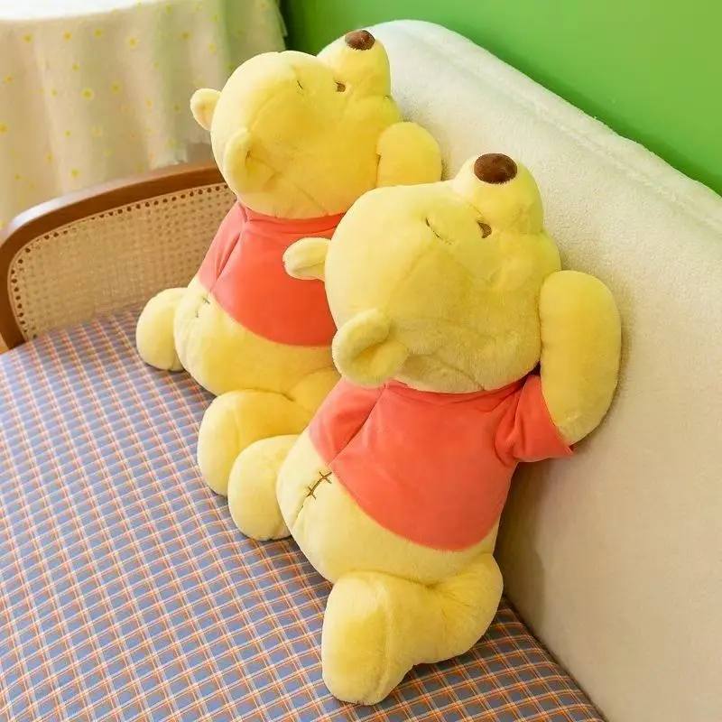 Disney Winnie The Pooh 40Cm Plush Toy Stuffed Animal Sleep Pillow Doll Kawaii Anime Figure Soft Bear Toys Room Decorations Gift