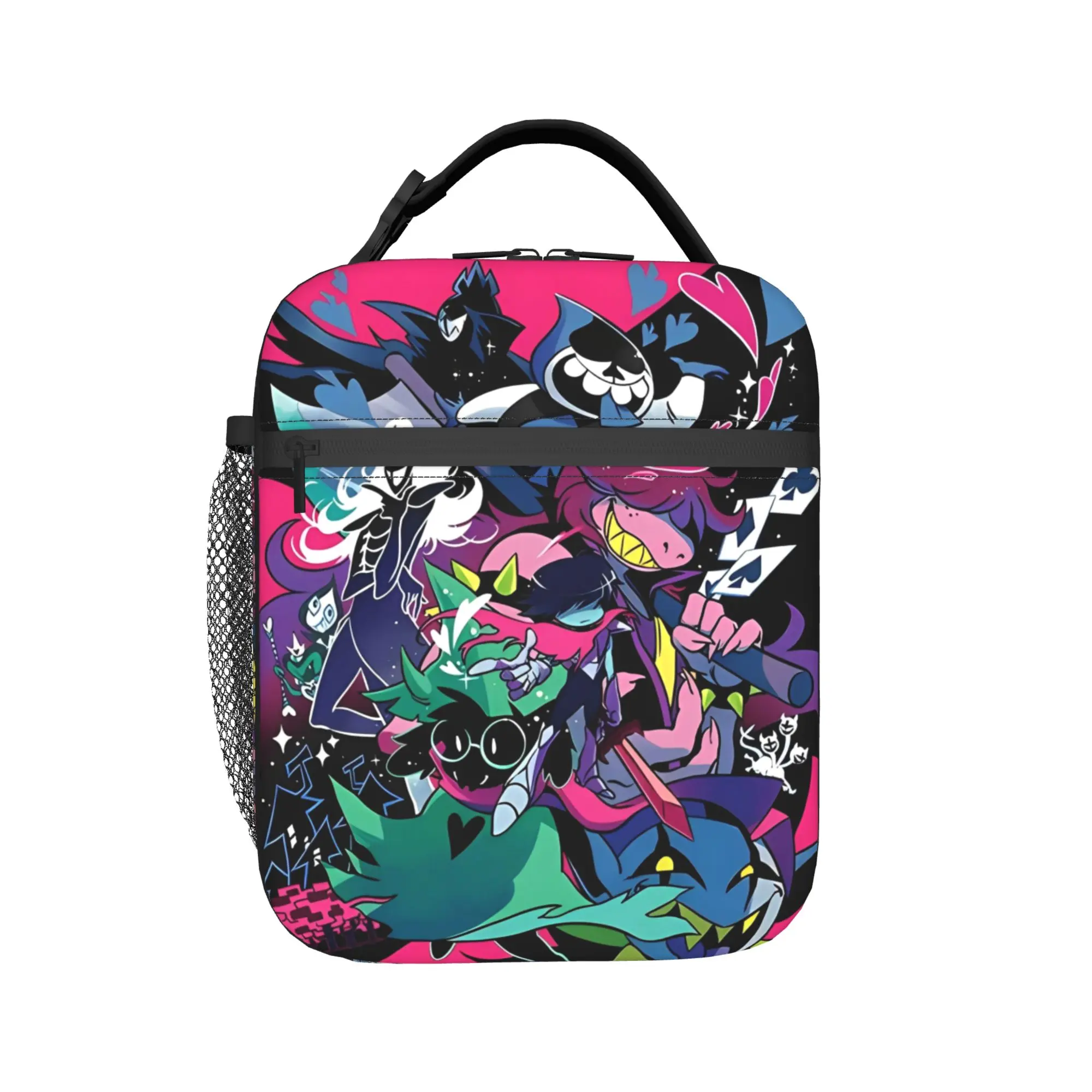 Deltarunes Insulated Lunch Bags Cooler Bag Reusable,Meal Container Adventure Game Portable Lunch Box Tote Men Women Work  Picnic