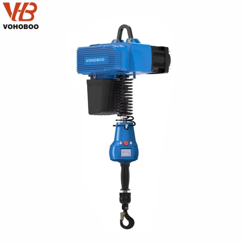 0.75Kw 2.8m Chain Electric Hoist HH-H3 Series Station Intelligent Hoist Metal New For Manufacturing Plant & Hotels
