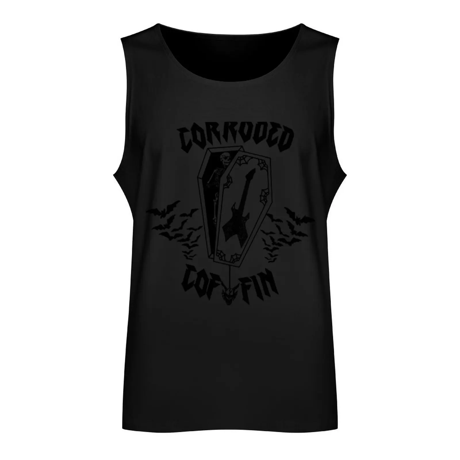 Corroded Coffin Tank Top Vest for boy Top summer