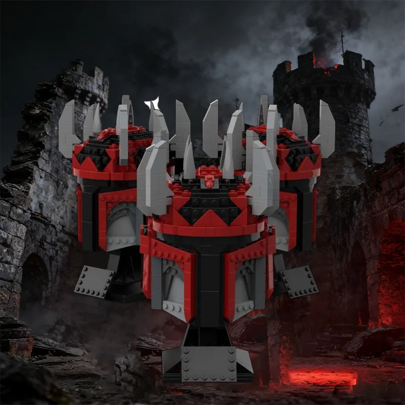669 PCS Armor Helmet Bricks Helmet super commando MOC Customize Modular Building Block Educational Design DIY Holiday Toy Gifts
