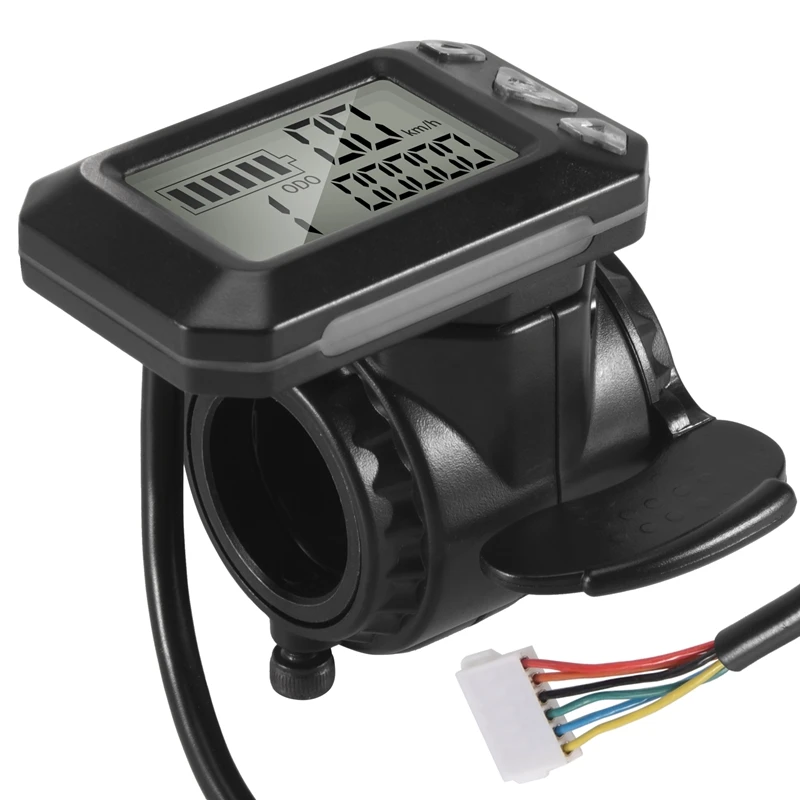 24V 36V Adjustable Electric Scooter Instrument Display Screen Switch Accelerator For 5.5 Inches Scooter Parts (6 Pins)