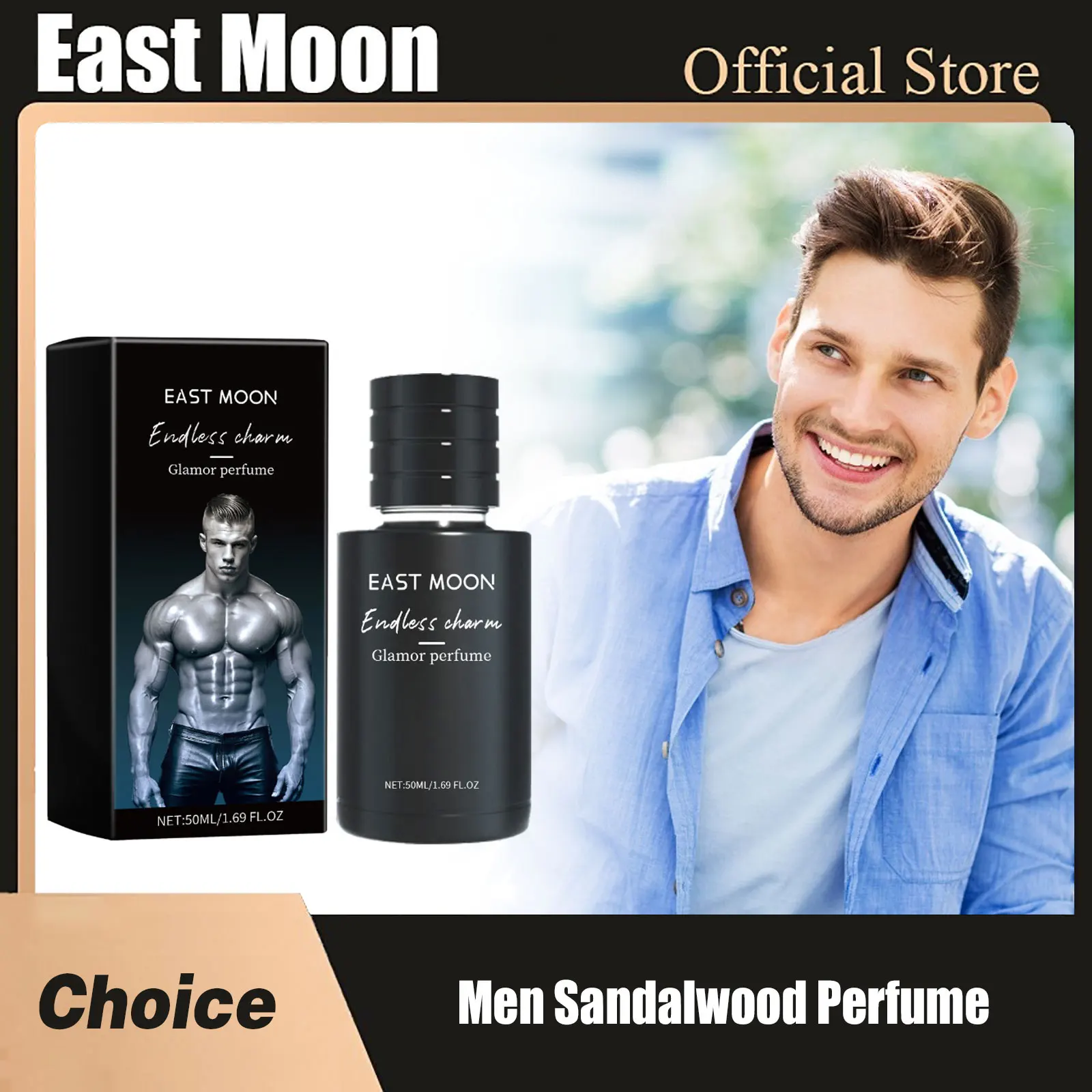 

Men Sandalwood Perfume Long Lasting Fragrance More Attract Intimate Partner Flirting Seduction Keep Fresh Daily Dating Perfume