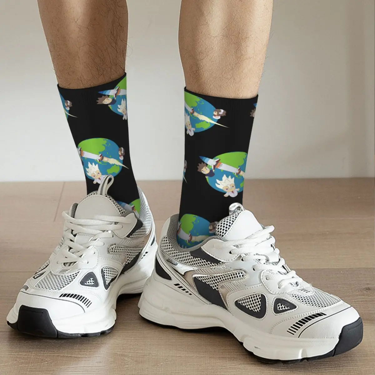 Senku Rocket Theme calcetines Merch para Unisex, calcetines de vestir flexibles