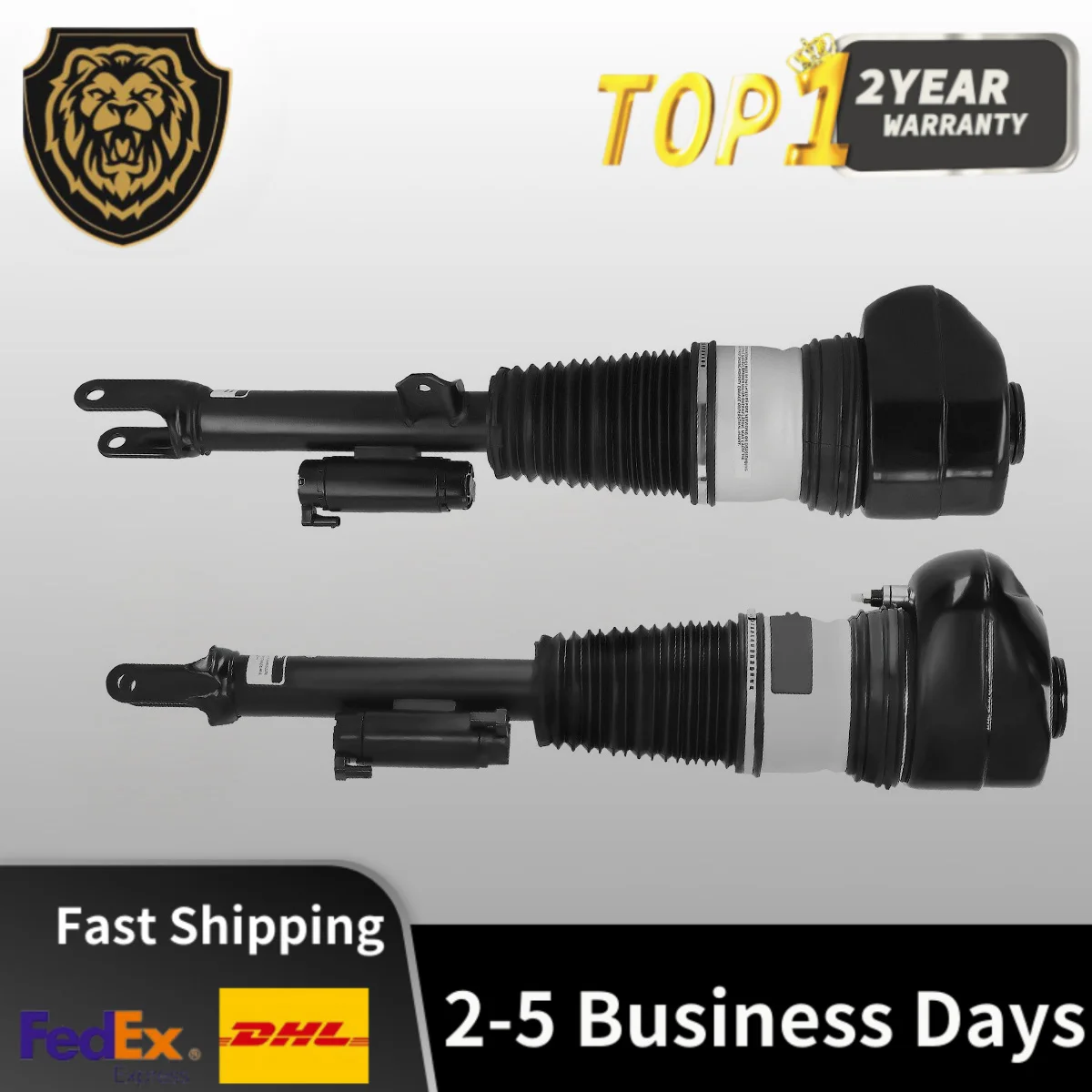 

Pair Front Air Suspension Shock Strut EDC Fit BMW 7 Series G11 G12 740i 750i 2016-2022 37106877553 37106874587