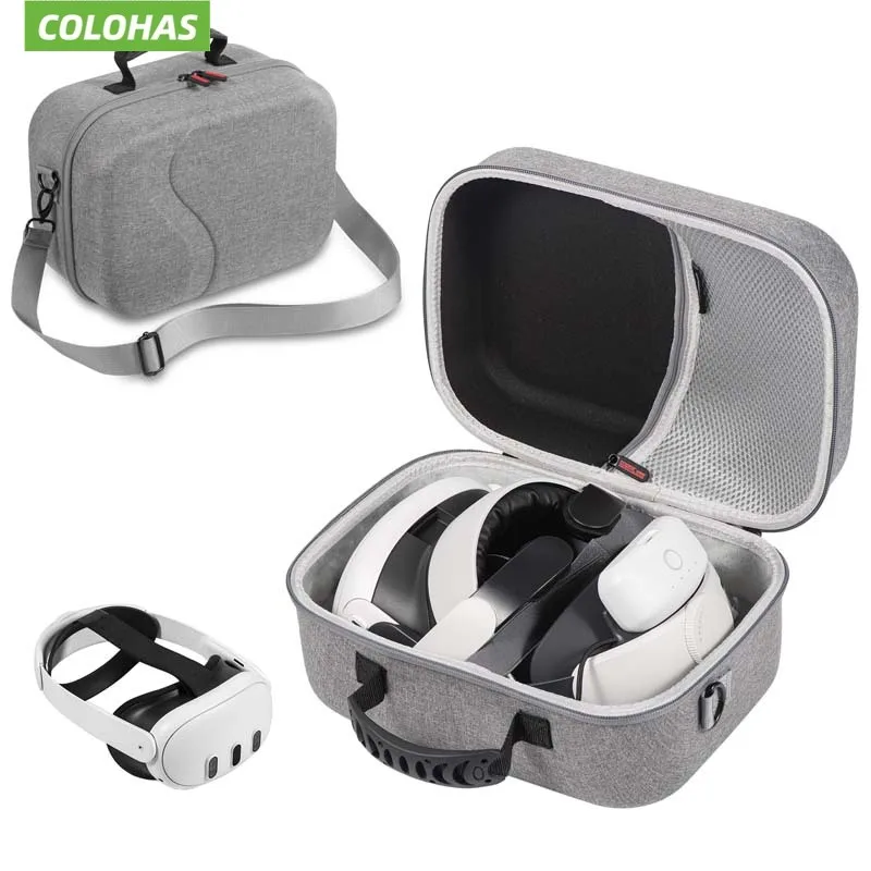 For Meta Quest 2/3 Portable Carrying Case Compatible with Most Head Strap Storage Bag for Pico 4 PSVR2 HTC Accessories New Cases