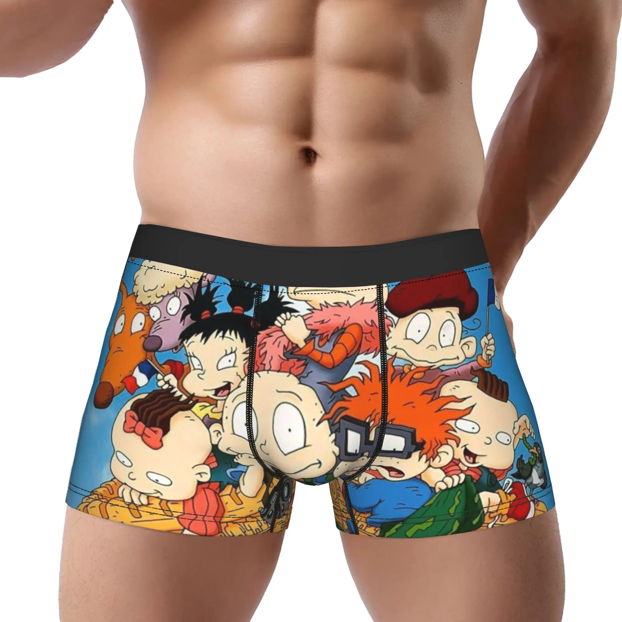 

Rugrats Gowild Underpants Homme Panties Men's Underwear Rugrats Gowild Comfortable Shorts Boxer Briefs