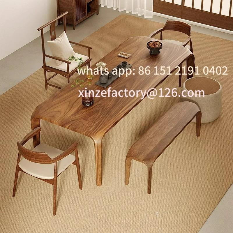 

Customizable combination New Chinese tea table Song Dynasty aesthetic mortise and tenon tea table 2025 coffee table solid wood