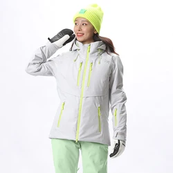 RUNNING RIVER Brand Hooded Women Ski Jacket High Quality Professional Sports Clothing Woman Outdoor Sports Jackets2050