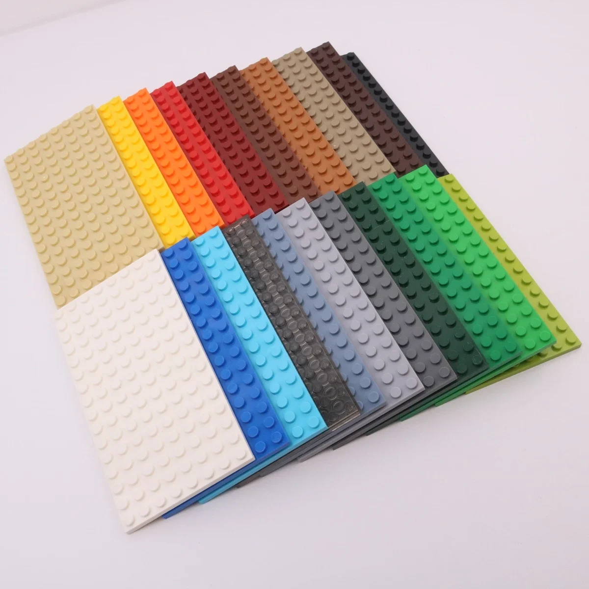 [3Pcs][50g] Model 92438 Interlocking MOC8X16 Board, Children DIY STEM Building Blocks Toy, Gifts for MOC Creators Group