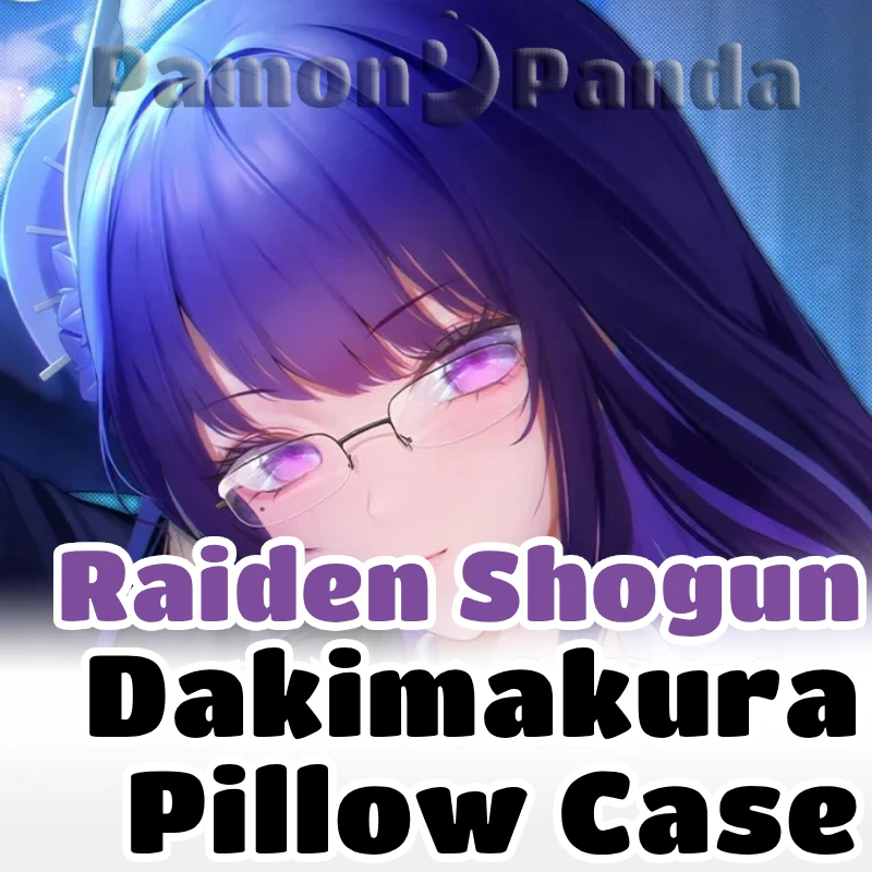 Raiden Shogun OL Dakimakura Genshin Impact Hugging Pillow Case Full Body Cushion Cover Pillowcase Home Bedding Gift Decor CYTM83