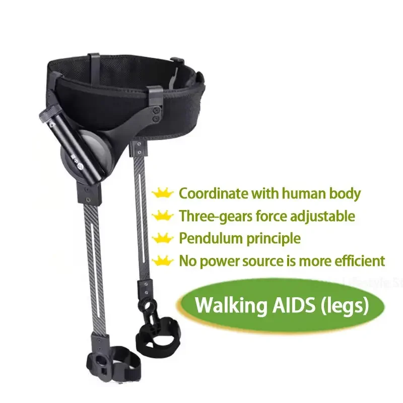 

Walking aid walker stroke hemiplegia lower limb rehabilitation assistance training equipment exercise leg lift learning to walk