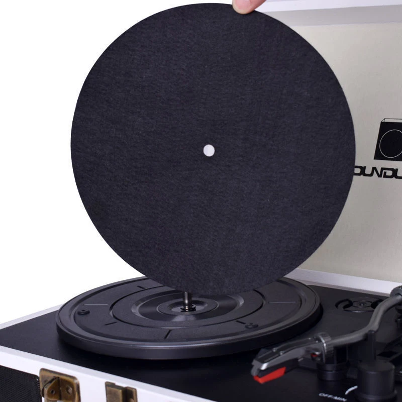 Felt Turntable Vinyl Record Pad LP Anti-slip Protection Mat 3mm Thick For LP Vinyl Record Players Accessories