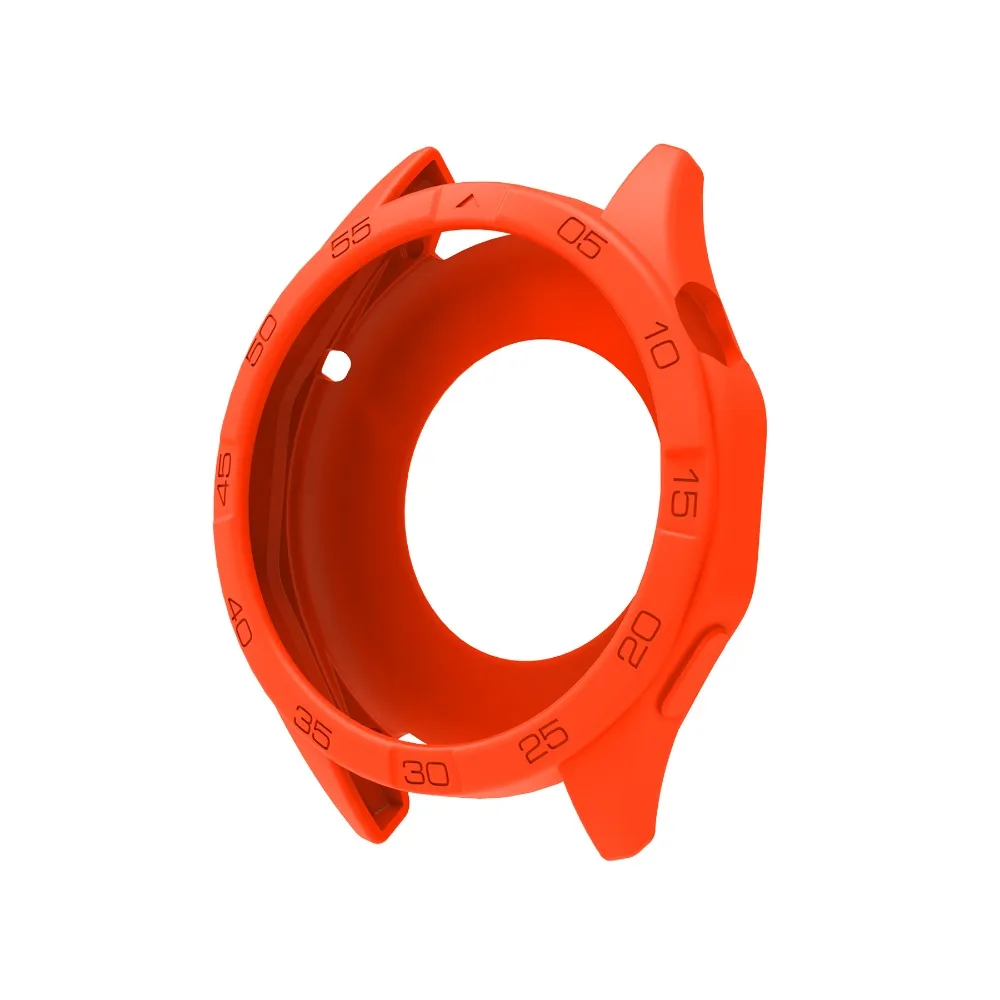 シリコンプロテクターケース 落下防止 カラフルなシェルバンパーフレーム 耐衝撃性 傷つきにくい WATCH GT 4 46 mm用