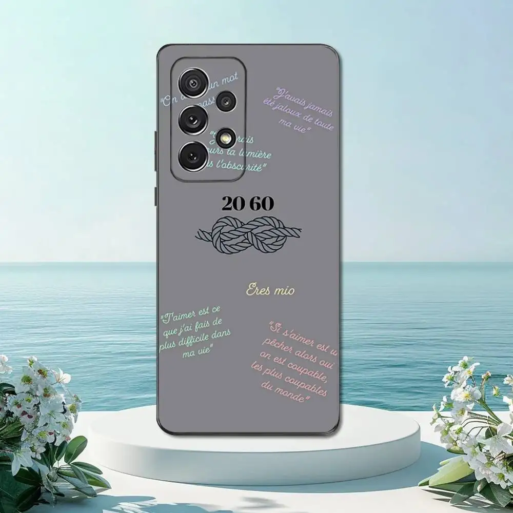 حافظة هاتف C-Culpa T-Tuya MIA-20-60 لهاتف سامسونج S22، S21، S20، S10، S9، S25، S24، S23، Ultra، FE، Plus، Lite، غطاء أسود من السيليكون الناعم #3