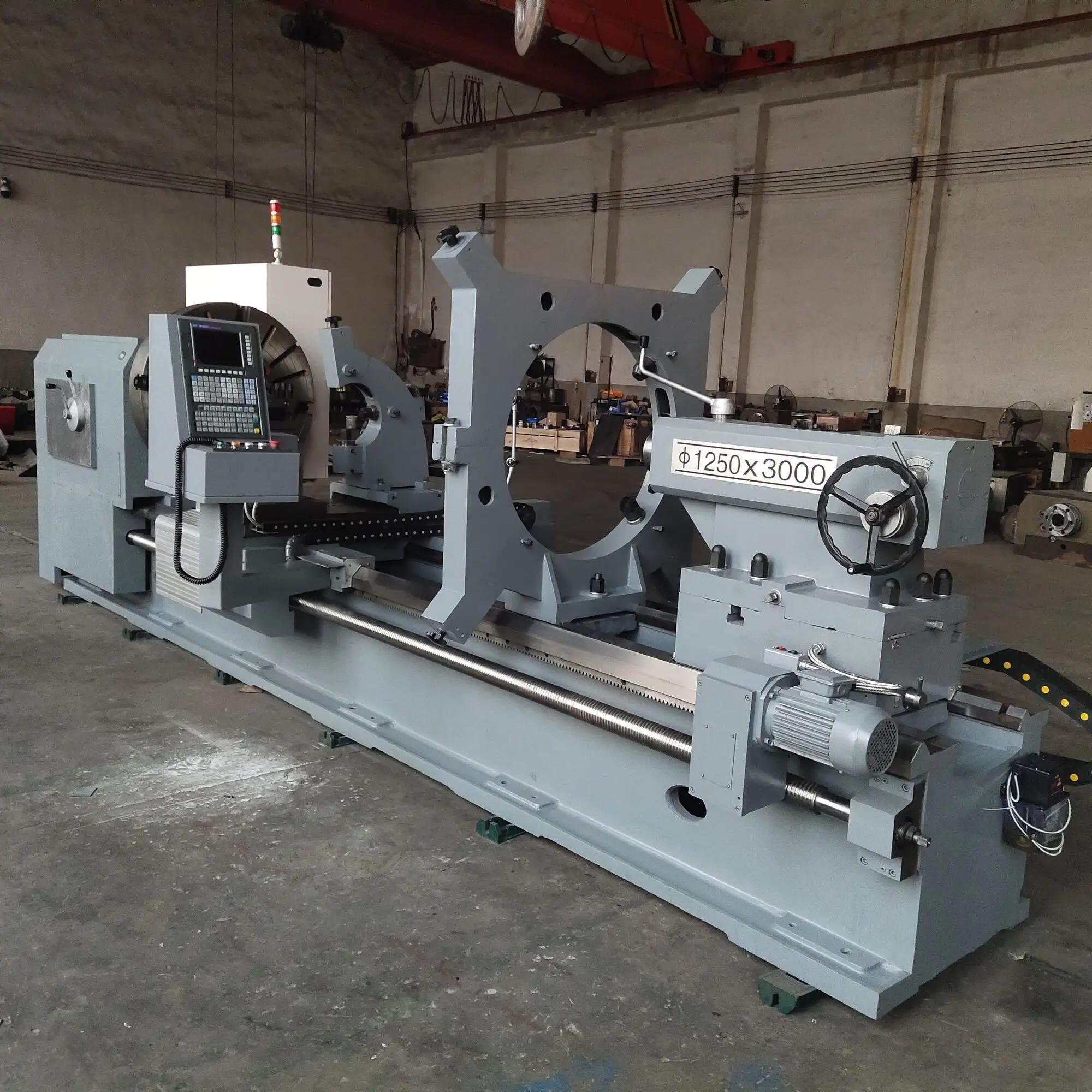 CNC Heavy Duty Horizontal Mesin Bubut CK61125