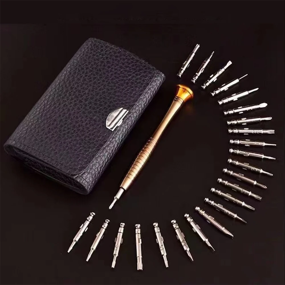 25 in 1  Precision Screwdriver Set, Multi purpose clock ,Laptop Tool Kit,mobile phone disassembly Screwdriver Repair Kit