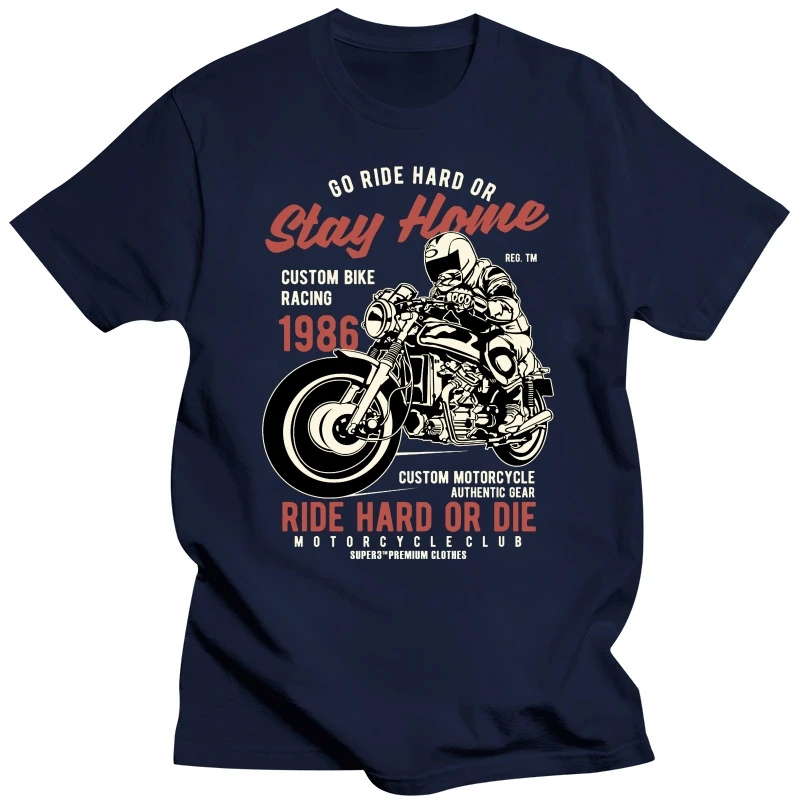 Ride Hard Or Die Bike Motorcycle Racer Men T Shirt Fashion Funko Pop 4XL 5XL 6XL O-neck Cotton Custom Short Sleeve Mens T Shirts