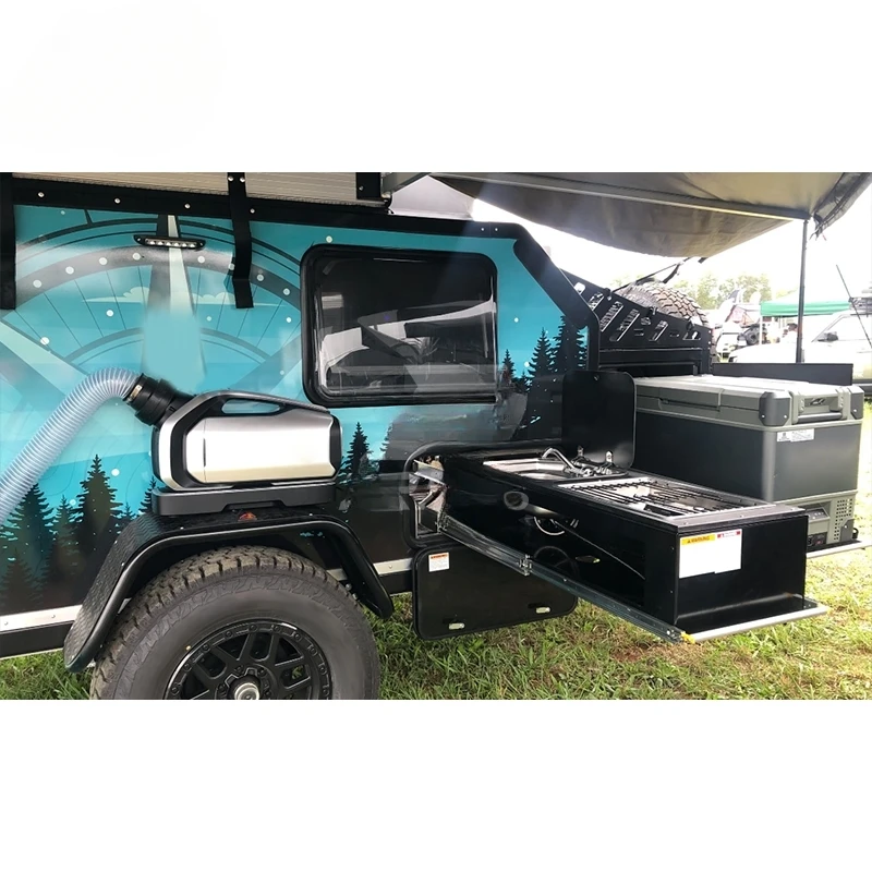 Independent suspension offroad trailers travel trailer rv van camper hybrid camping camper