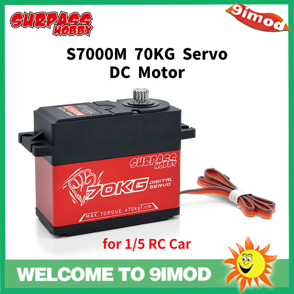 

SURPASS-HOBBY S7000M servo 70KG large torque suitable for 1/5 car model