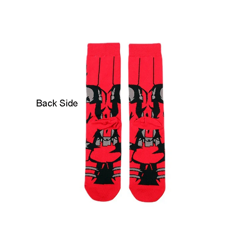 Movies Deadpool Cosplay Socks Superhero Wade Winston Wilson Socks Polyester Adult Socks Unisex Deadpool Sock Accessories Props