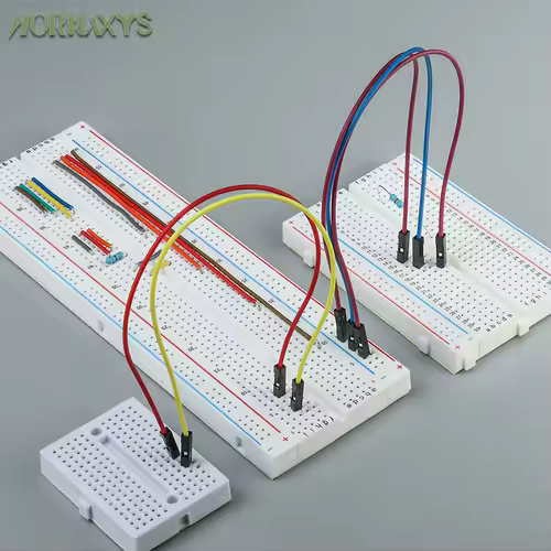 MB-102 Prototype Breadboard 400 830 Points Solderless PCB Bread Board Jumper Wires Cable Board DIY Dupont Wire for Arduino Kit - Image 6