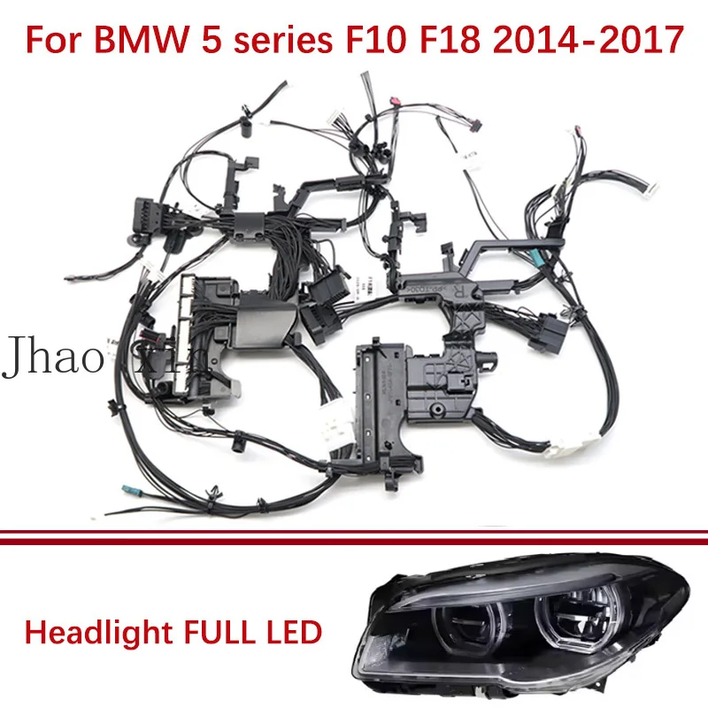 

Wiring Harness Connector Assembly for BMW 5 Series F10 F18 Car Headlights Internal Wiring Harness 2014-2017 Top-spec Full LED