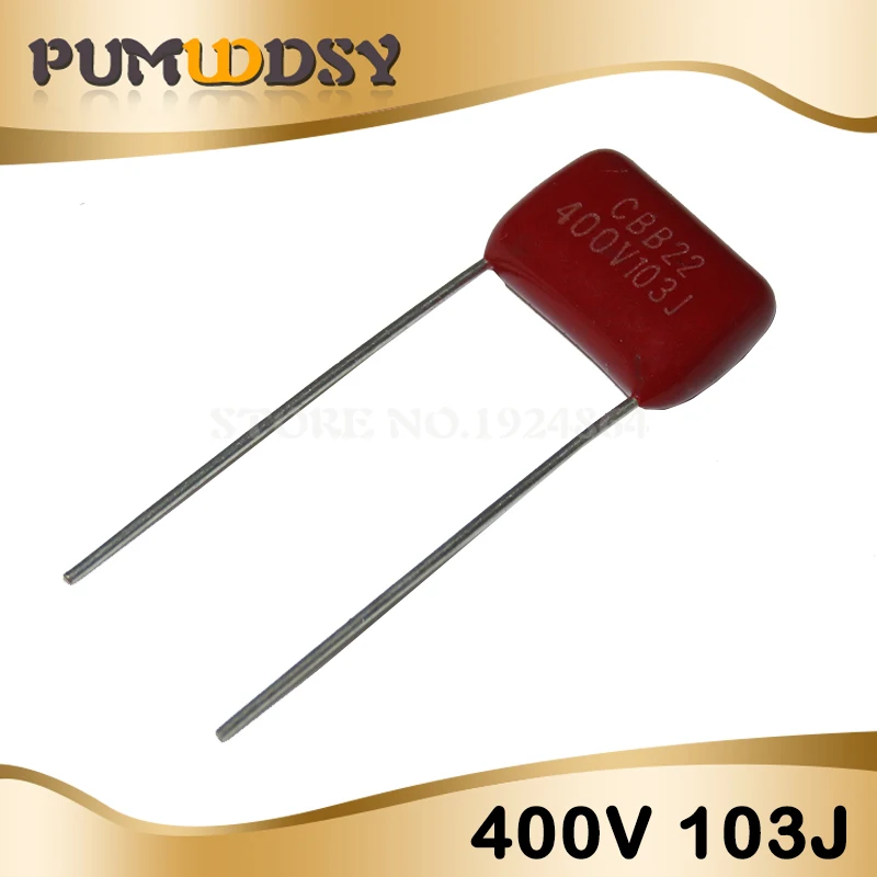 10 sztuk 400V103J 0.01UF 10NF 103 400V Pitch 10MM kondensator folii polipropylenowej CBB
