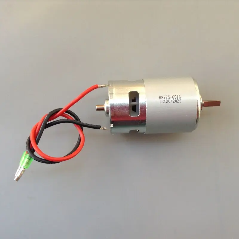 12V high torque 795 high power DC motor 8000/12000 rpm double bearing nest boat motor with cable