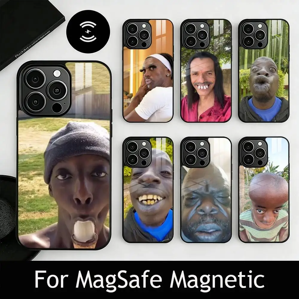 

C-Cool Ugly Man Funny Phone Case For iPhone17,16,15,14,13,12,11 Plus,Pro Magnetic with Magsafe Wireless Charging