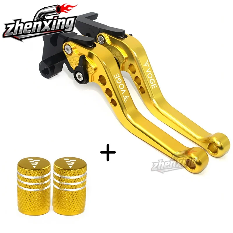 ل LONCIN VOGE 625 525 DSX 625DSX 525DSX DSX625 500R 650DS دراجة نارية الملحقات قابل للتعديل قصيرة دواسة فرامل العتلات #5