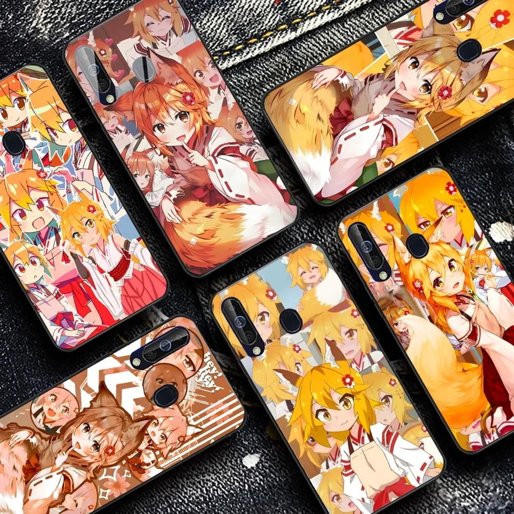 The Helpful Fox Senko-san Wall Phone Case For Samsung A 10 11 12 13 20 21 22 30 31 32 40 51 52 53 70 71 72 73 91 13 shell