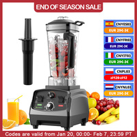 BioloMix 3HP 2200W mixer with commercial grade timer fruit mixer food processor ice smoothies 2L jar