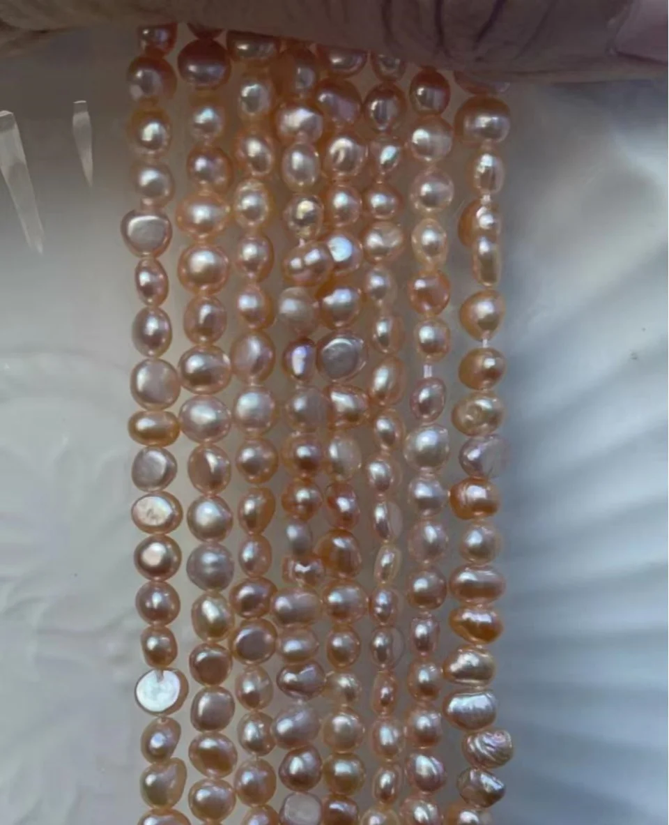 

AA Irregular Natural Baroque Freshwater Pearl Beads String Spacer Bead For Jewelry Making DIY Necklace Bracelets