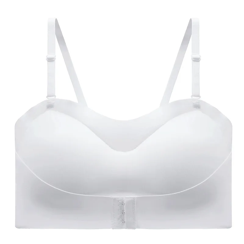 Summer Strapless Bra Underwear Lingerie Women Body Lenceria Para Damas Mujer Seamlessly Push Up Brassiere Cover Front Type Sexy