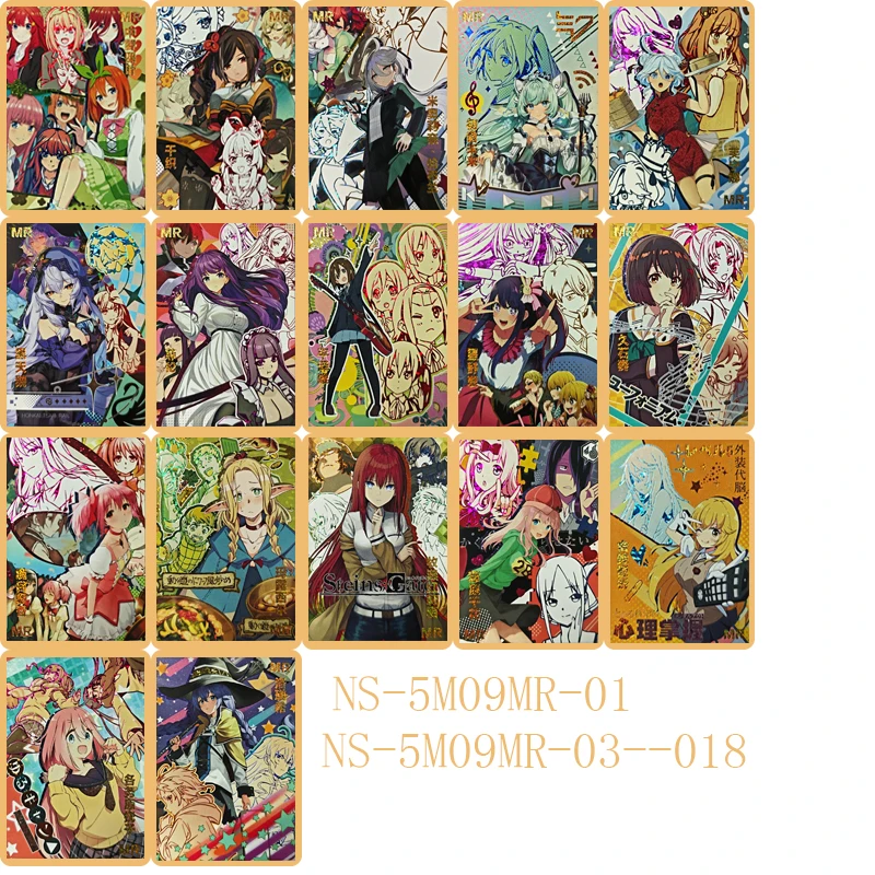 

Аниме История богини NS-5M09MR серии персонаж мультфильма Накано Йоцуба Коллекционная карточная игрушка Рождественский подарок на день рождения