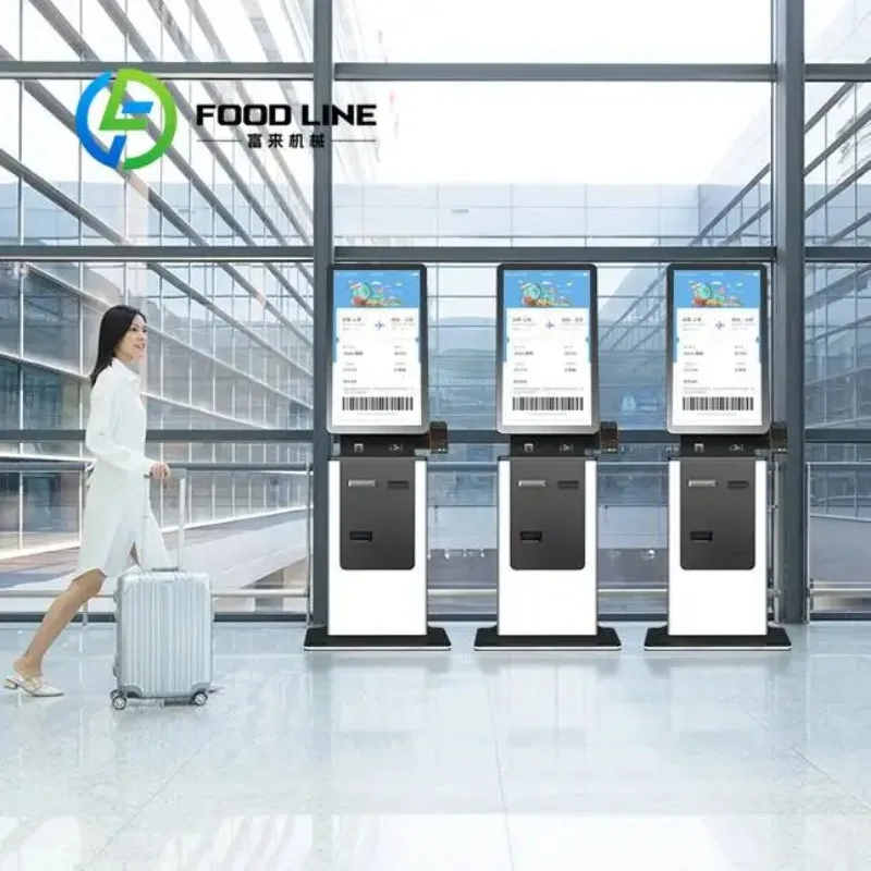 Customize Foreign Exchange Kiosk Mobile Payment Terminal All In One Self Service Machine For Airport Hotel Retail Business