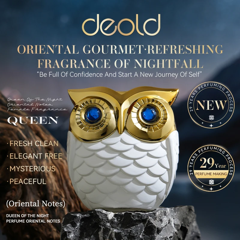 Midnight Queen Perfume 100ml Elegant Oriental Fragrance with Coffee Citrus Tuberose Jasmine Musk and Vanilla for Women