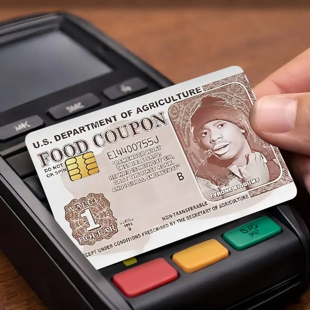 T-Tyrone Biggums-S Credit Card Stickers Skin For Bank Debit Decorative Protection Scratch-resistant Gift 4PCS