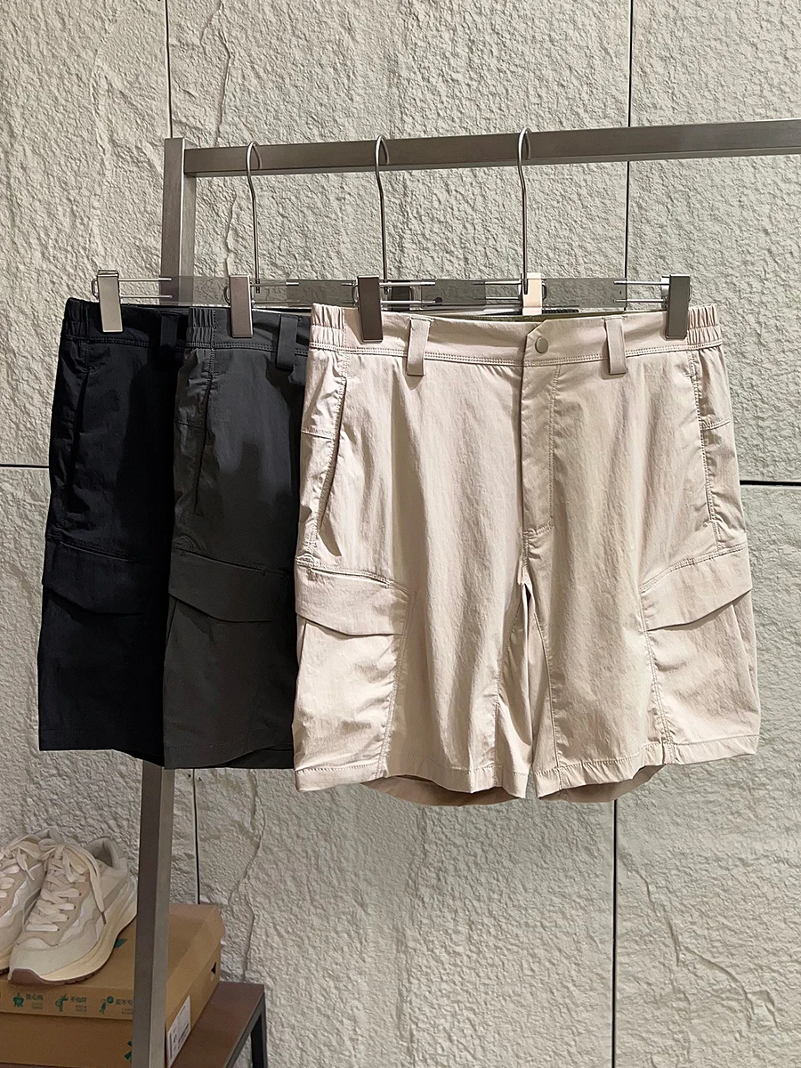 

Outdoor Men's Work Shorts Quick Dry Comfortable Multi-Pocket Durable Water-Resistant Breathable Summer Utility Cargo Shorts