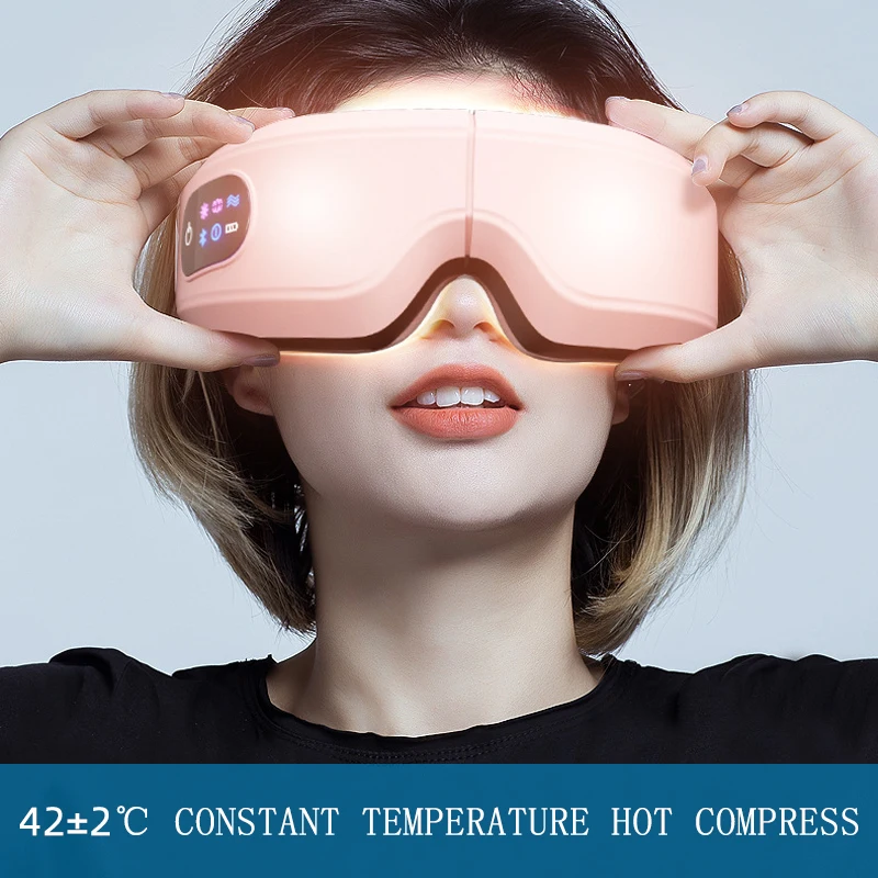 

Eye Massager Heating Eyes Mask With Music Airbag Massage For Eye, Dry Eye, Eye Strain, Dark Circles Relief Improve Sleep
