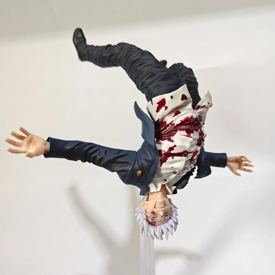 24cm/9,45 Zoll Jujutsu Kaisen Anime Figur Gojo Satoru Actionfigur PVC Statue Sammlermodell Spielzeug Geschenke