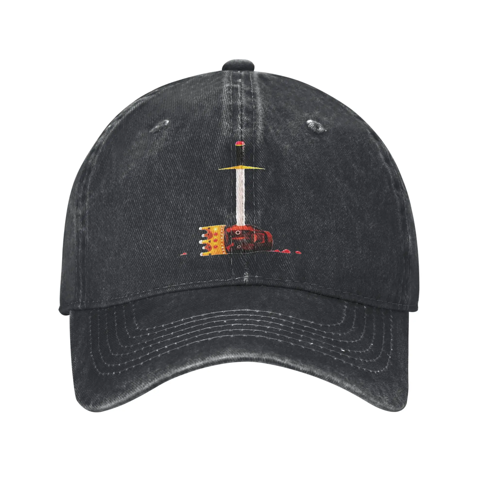 Kanye is Dead Long Live Kanye Men Baseball Caps Kanye West Rapper Distressed Washed Hats Cap Summer Adjustable Fit Headwear