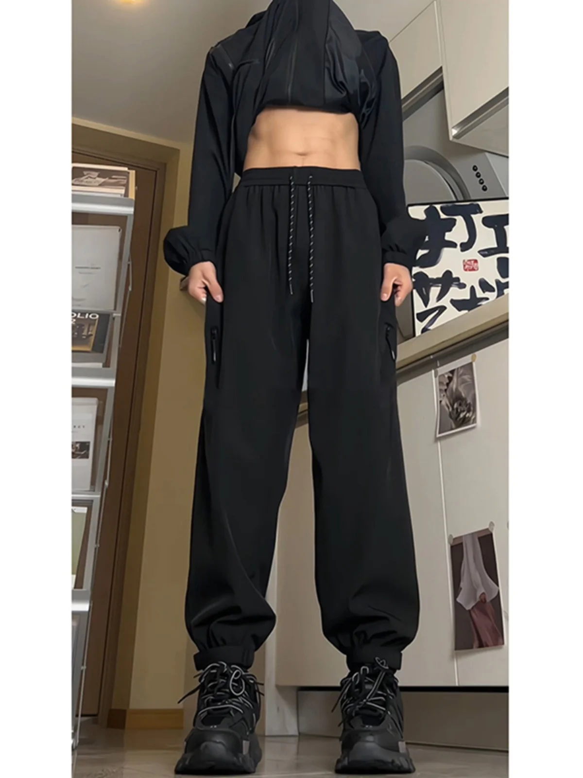 

American Sle Soft ell Men's Hiking Pants Summer Trousers Windproof Waterproof Outdoor Sports Jeans Loose Fit Casual Pants