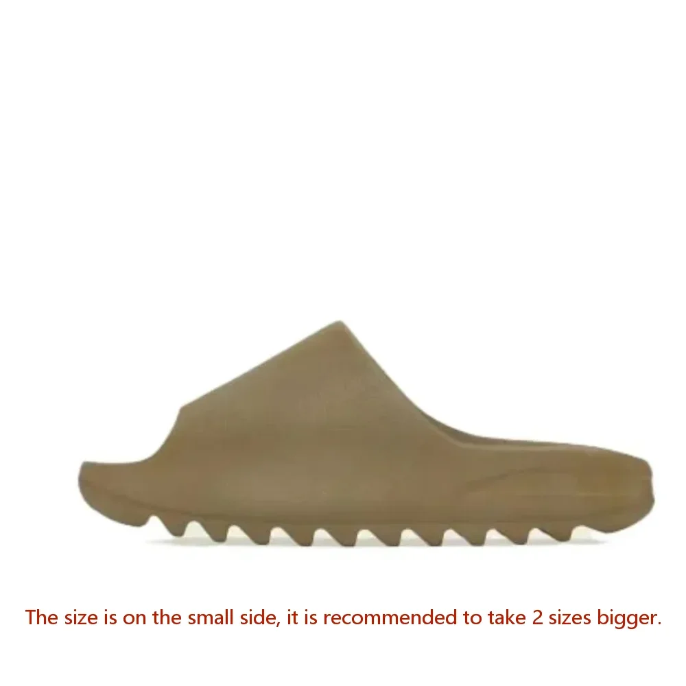 Adidas Yeezy Slide Low Men and Women Sneaker stylish personality casual shoes Breathable comfort Sandals Soft cushioning brown